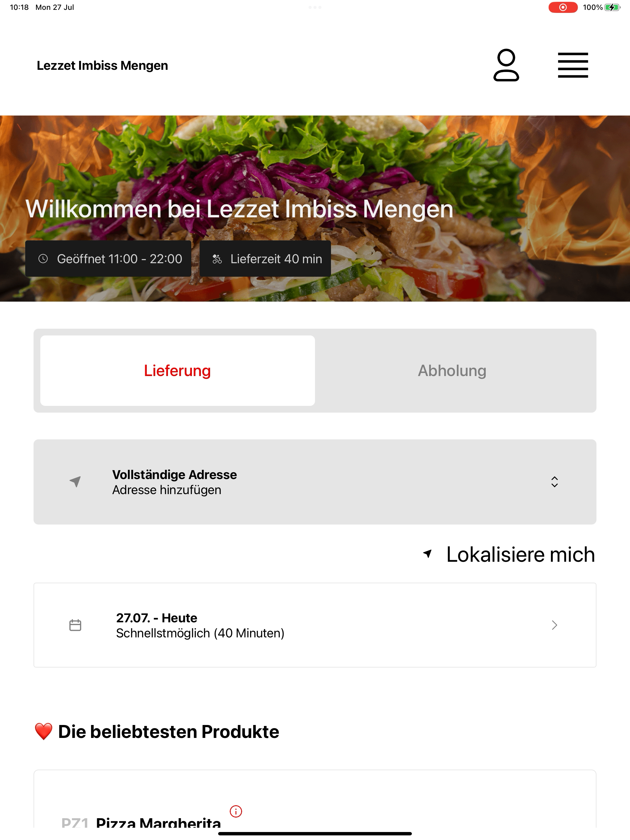 Lezzet Imbiss Mengen screenshot 14