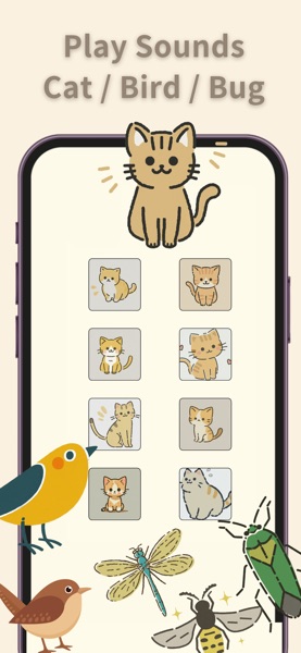 【图】猫咪游戏 – 逗猫,捉鱼,红激光,老鼠,瓢虫,鸟(截图2)