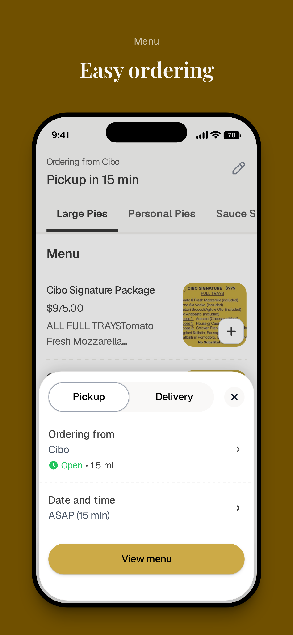 Cibo To Go screenshot 3