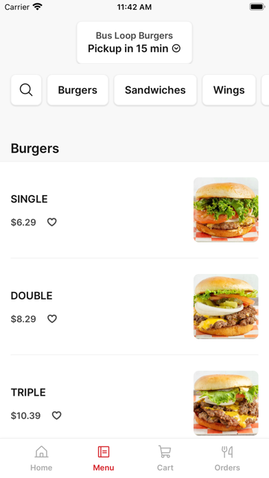 Busloop Burgers iPhone screenshot 2 - Food & Drink app