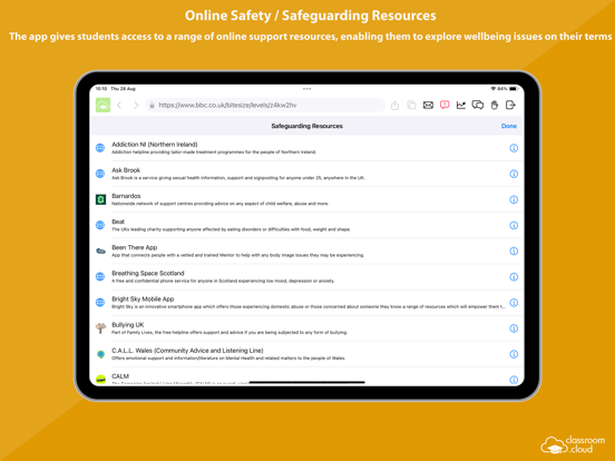 classroom.cloud Student iPad screenshot