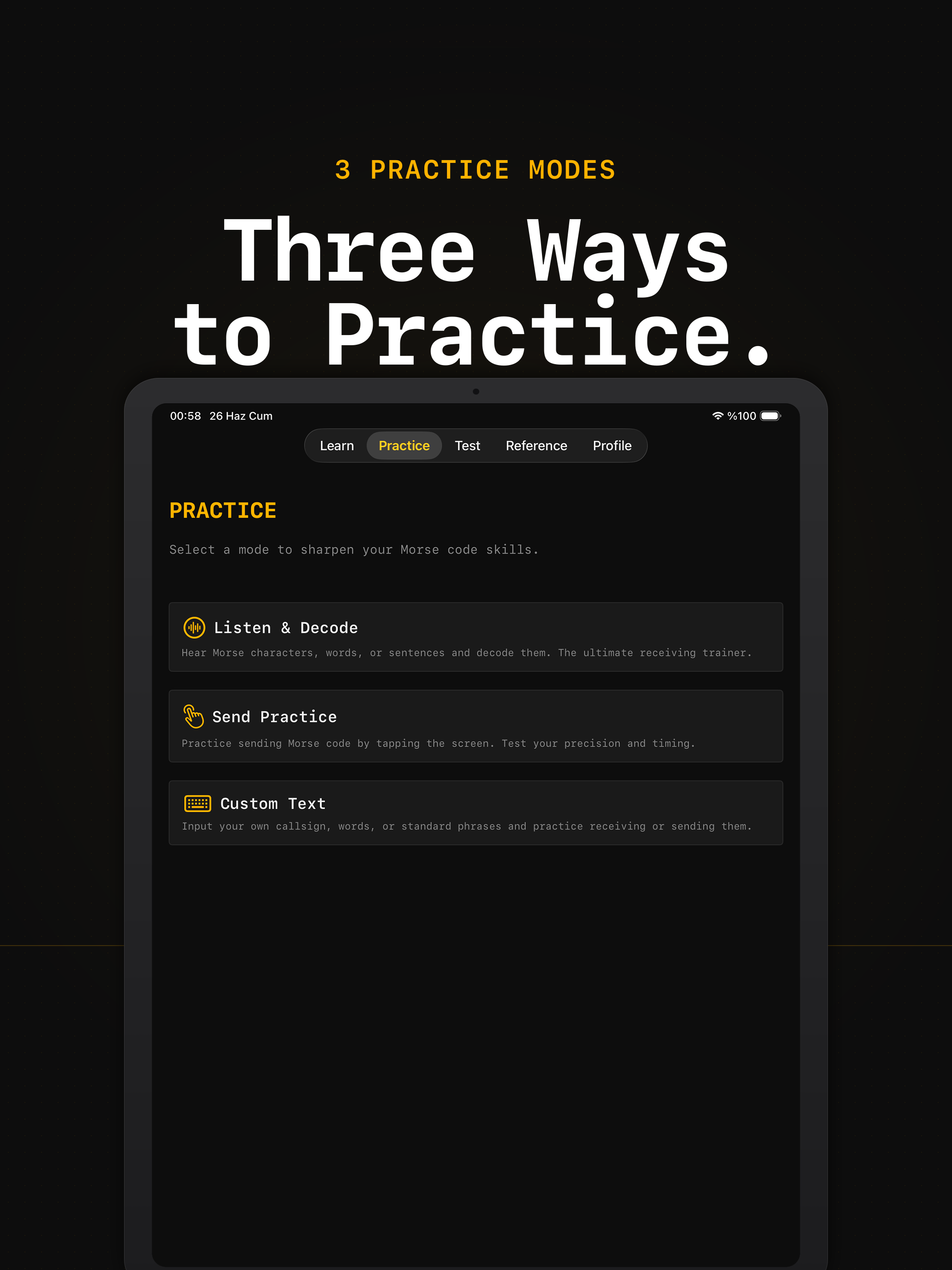 Ditdah CW: Morse Code Trainer screenshot 9