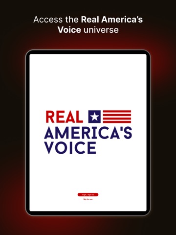 Real America’s Voice News iPad screenshot