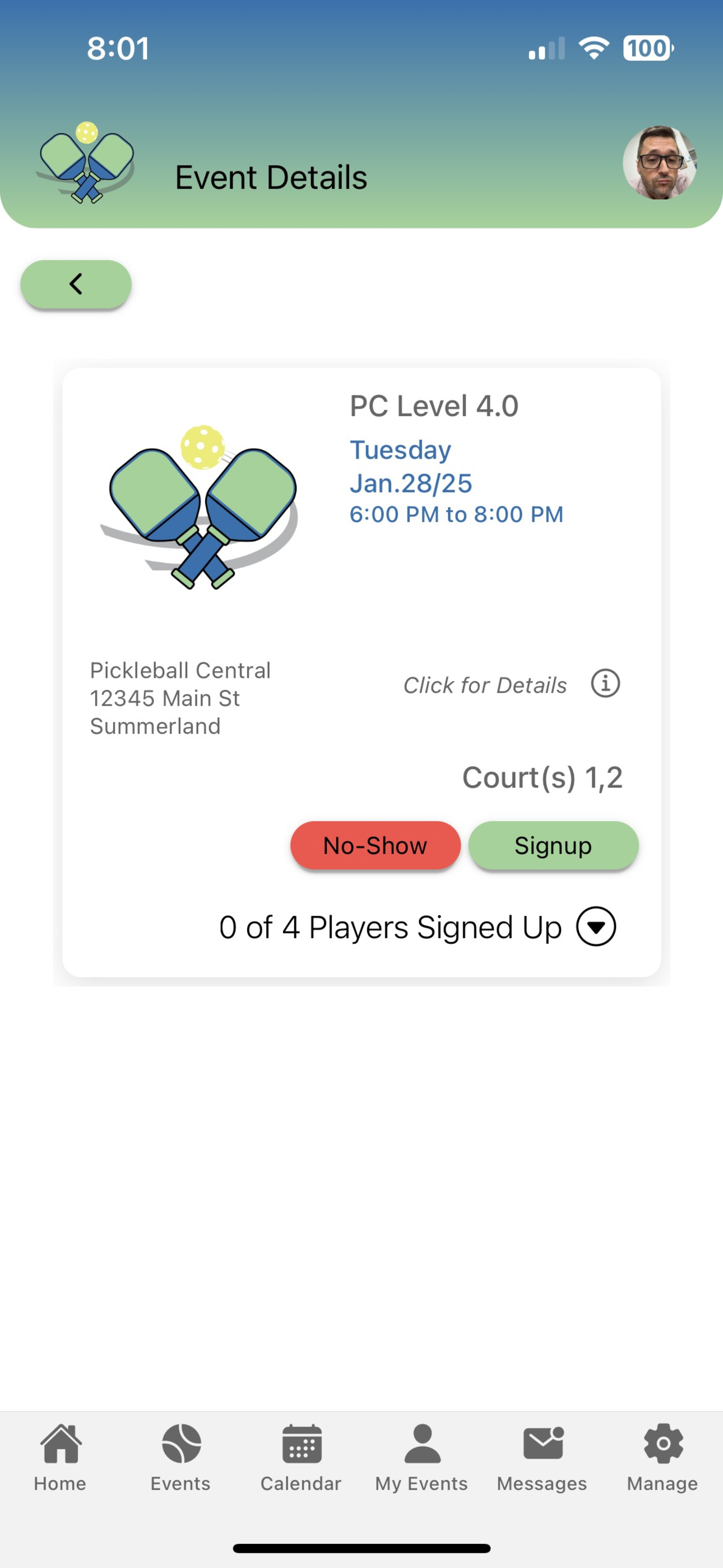 Book Your Court screenshot 3