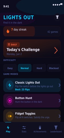Lights Out Fidget Screenshot 1 of 4
