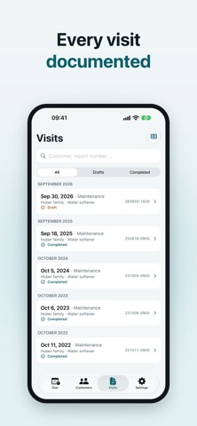 Aquamo: Water Service Log screenshot 4