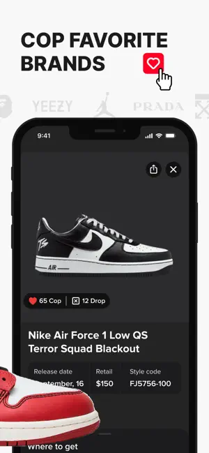SNKRS: Sneakers Release＋Raffle iPhone screenshot 2
