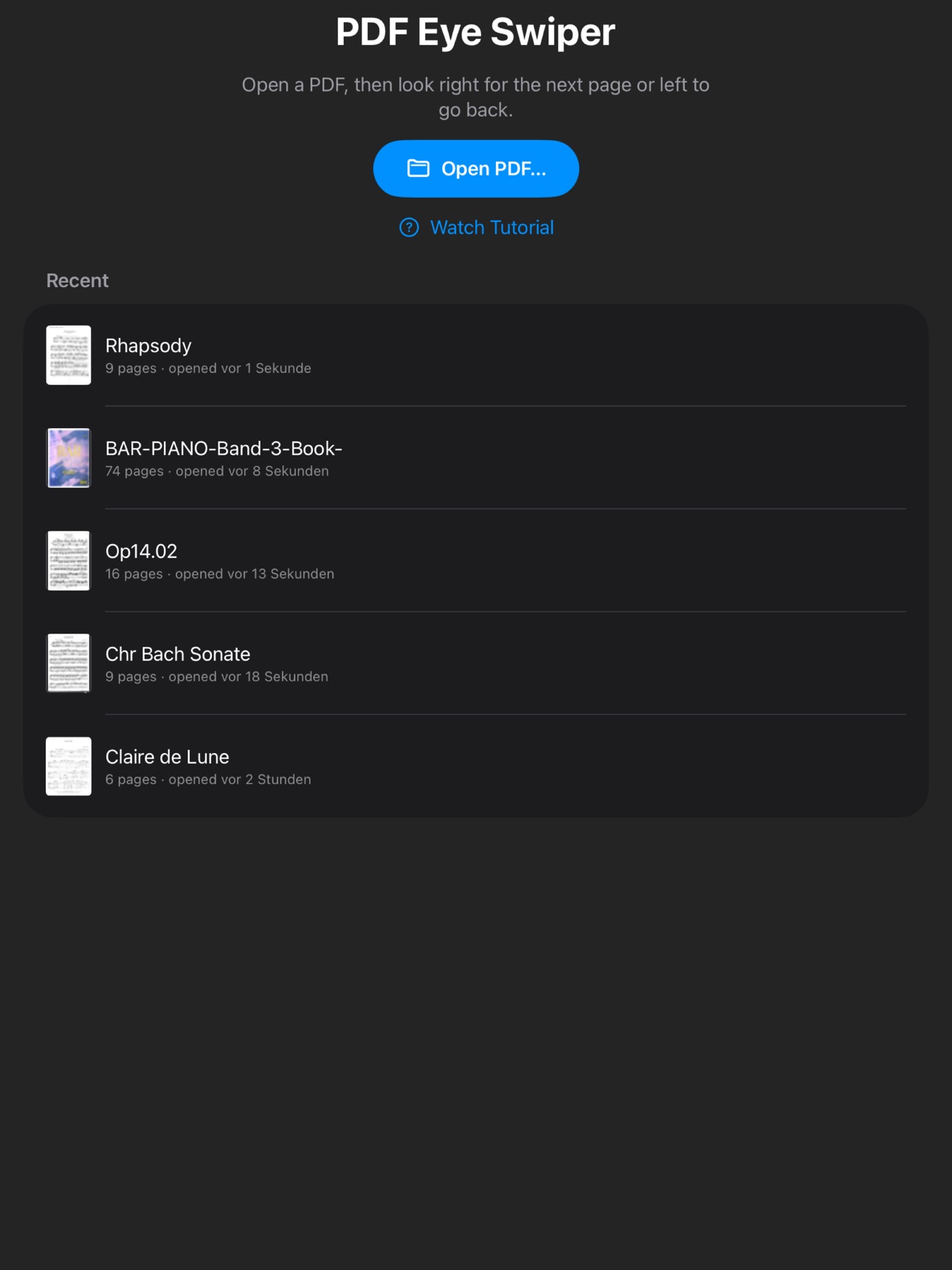 Screenshot 3 of PDF - Eye Swiper