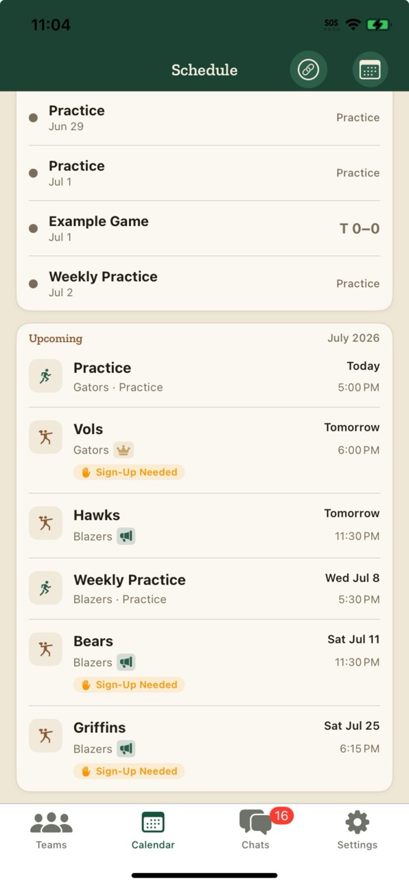 iPhone screenshot
