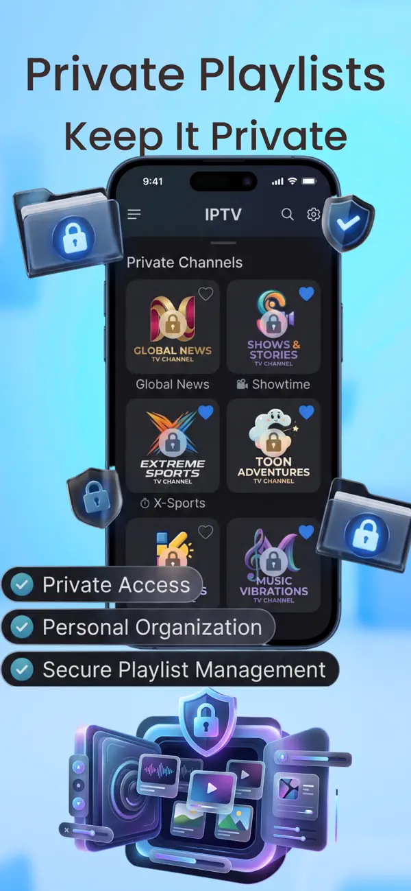 Screenshot #3 pour IPTV Player - Xtream M3U & EPG