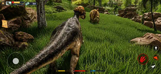 原始的な恐竜獣バトルシミュレーション iPhone screenshot 3