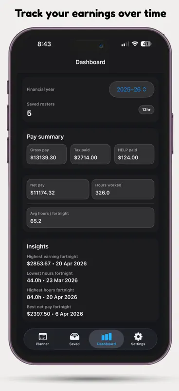 Casual Shift Planner screenshot 5 of 7