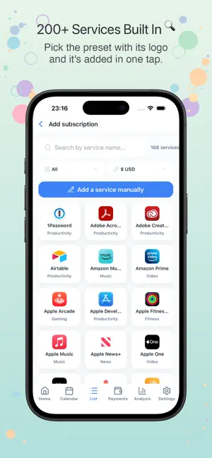 Subscription Manager:SubTracks screenshot 3
