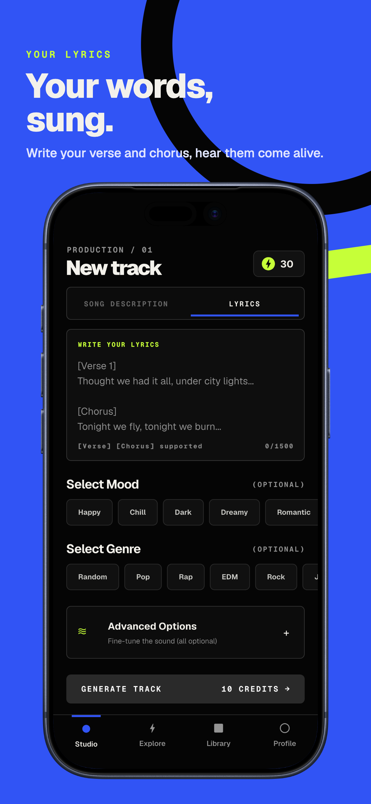 Melodyia: AI Song Creator screenshot 3