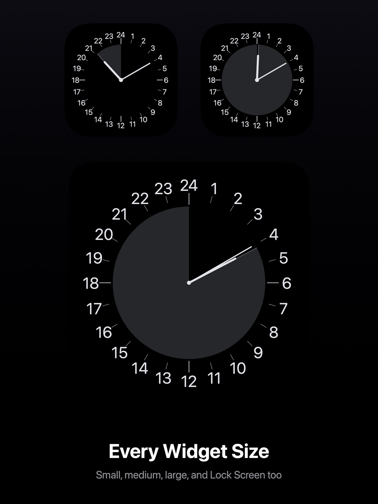 Screenshot 3 of 24Hour Analog Clock