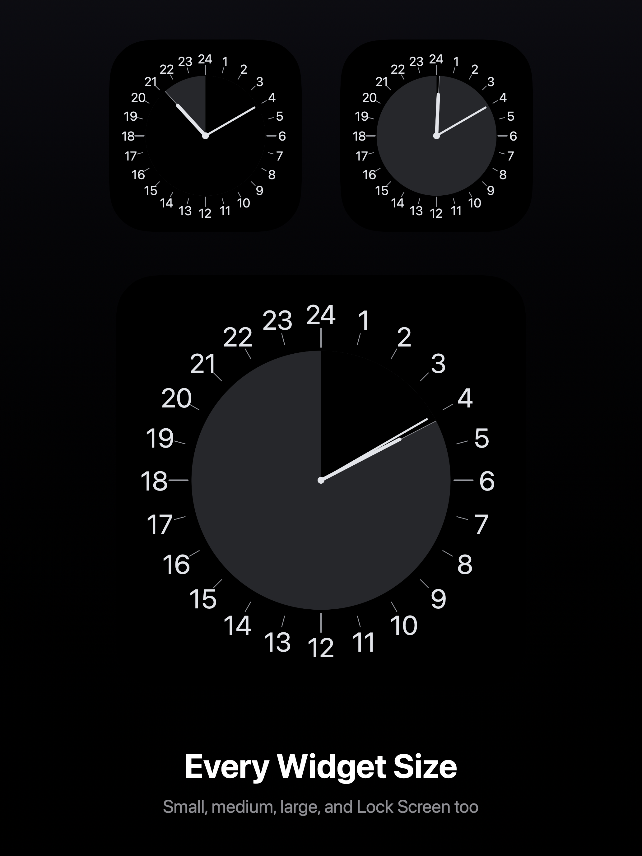24Hour Analog Clock screenshot 3