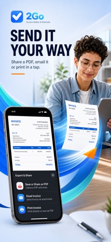 2Go - Invoice Maker & Estimate screenshot