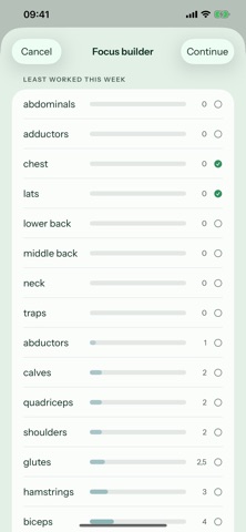 Grip & Balance: Workout Log iPhone screenshot
