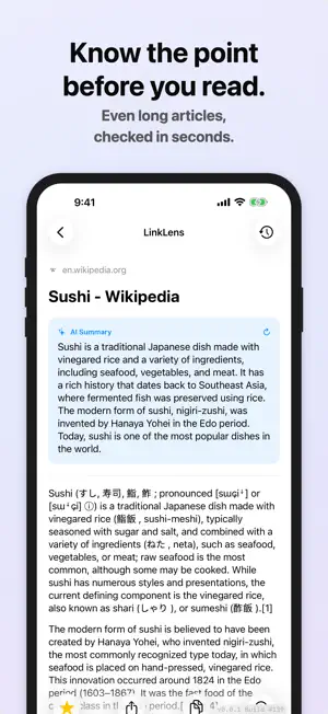 LinkLens - AI URL Summarizer screenshot 2
