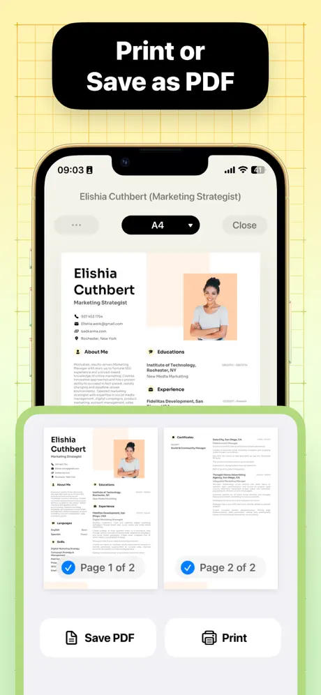 Resume Maker: CV Maker 简历制作工具应用截图
