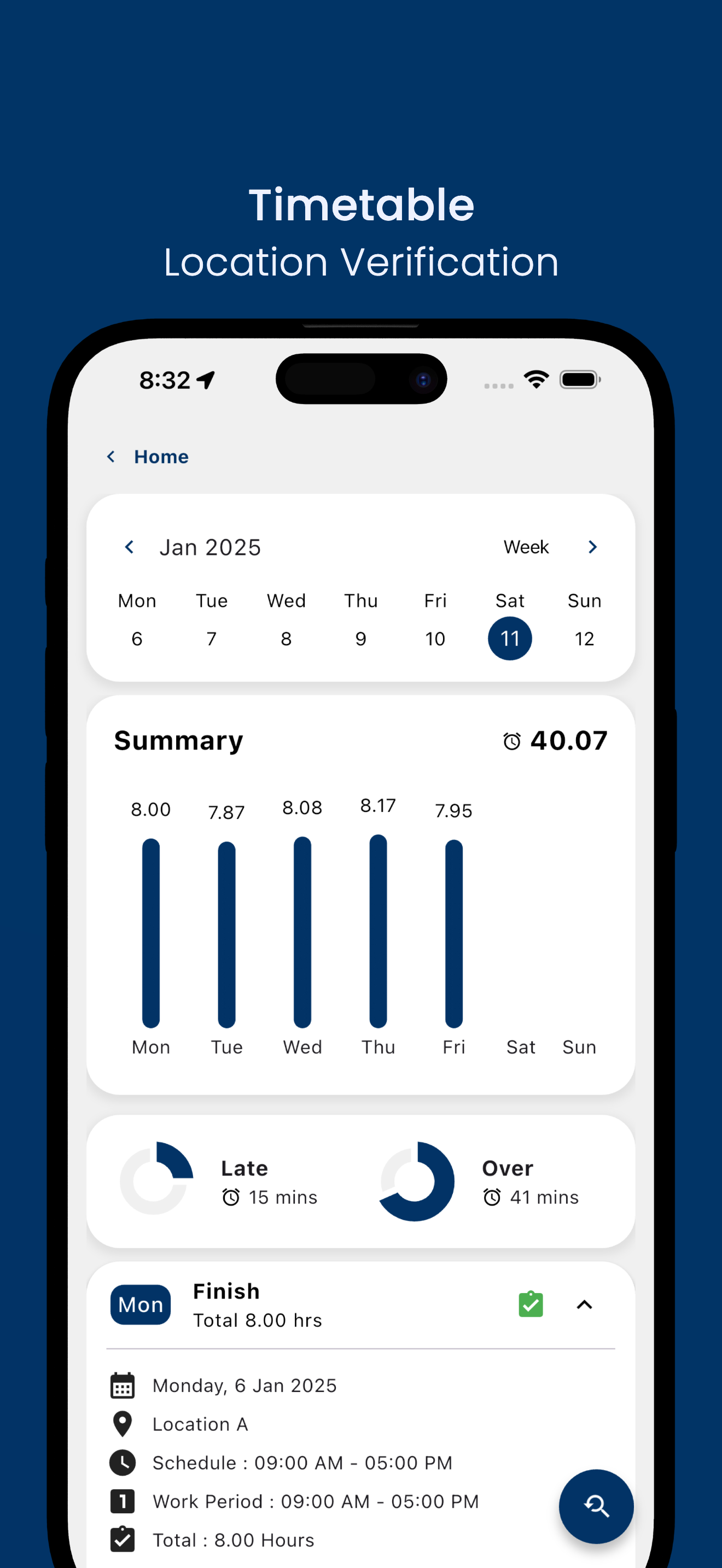 OurTeams - Clock In & Roster screenshot 3