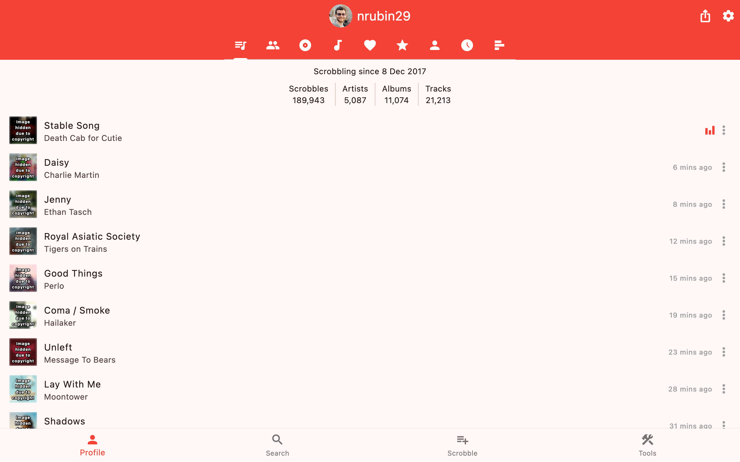 Finale for Last.fm screenshot 21