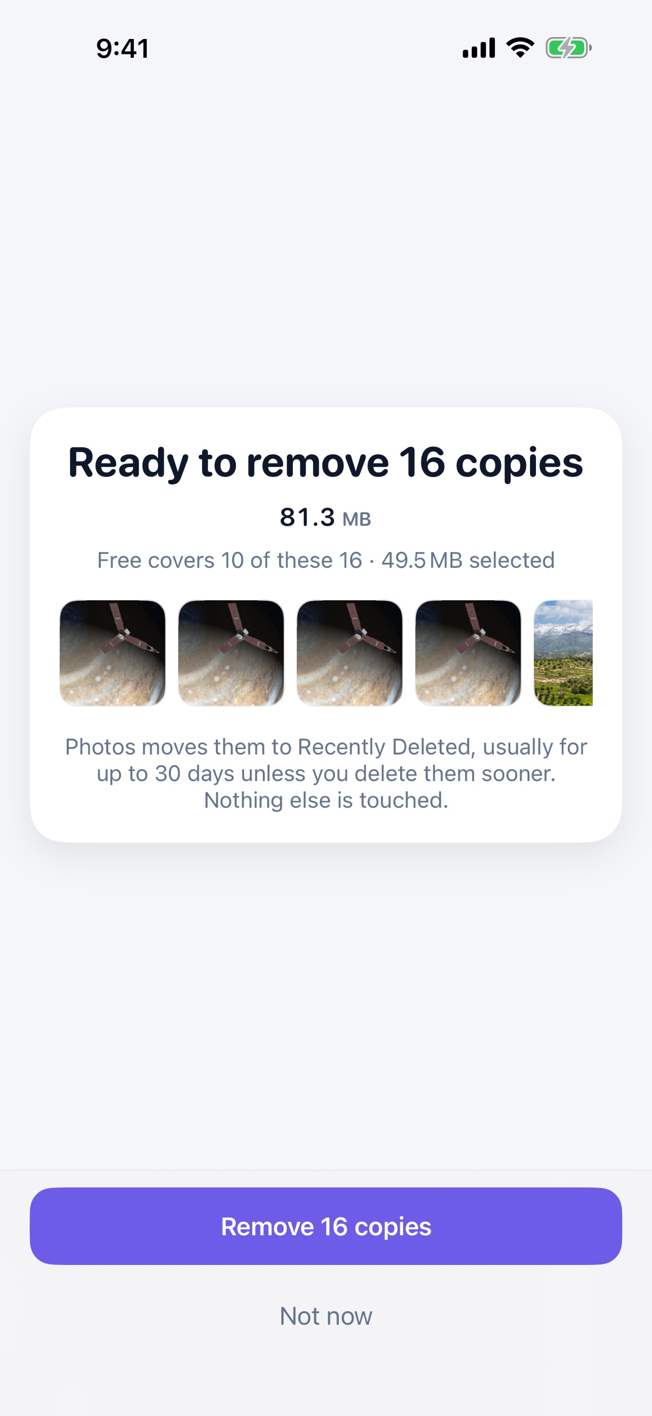Screenshot 4 of Dupelganger: Duplicate Cleaner
