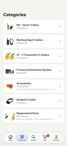 E-Collar Mobile iPhone screenshot