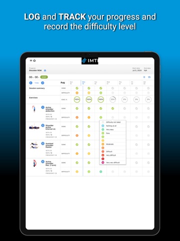 IMTI iPad screenshot