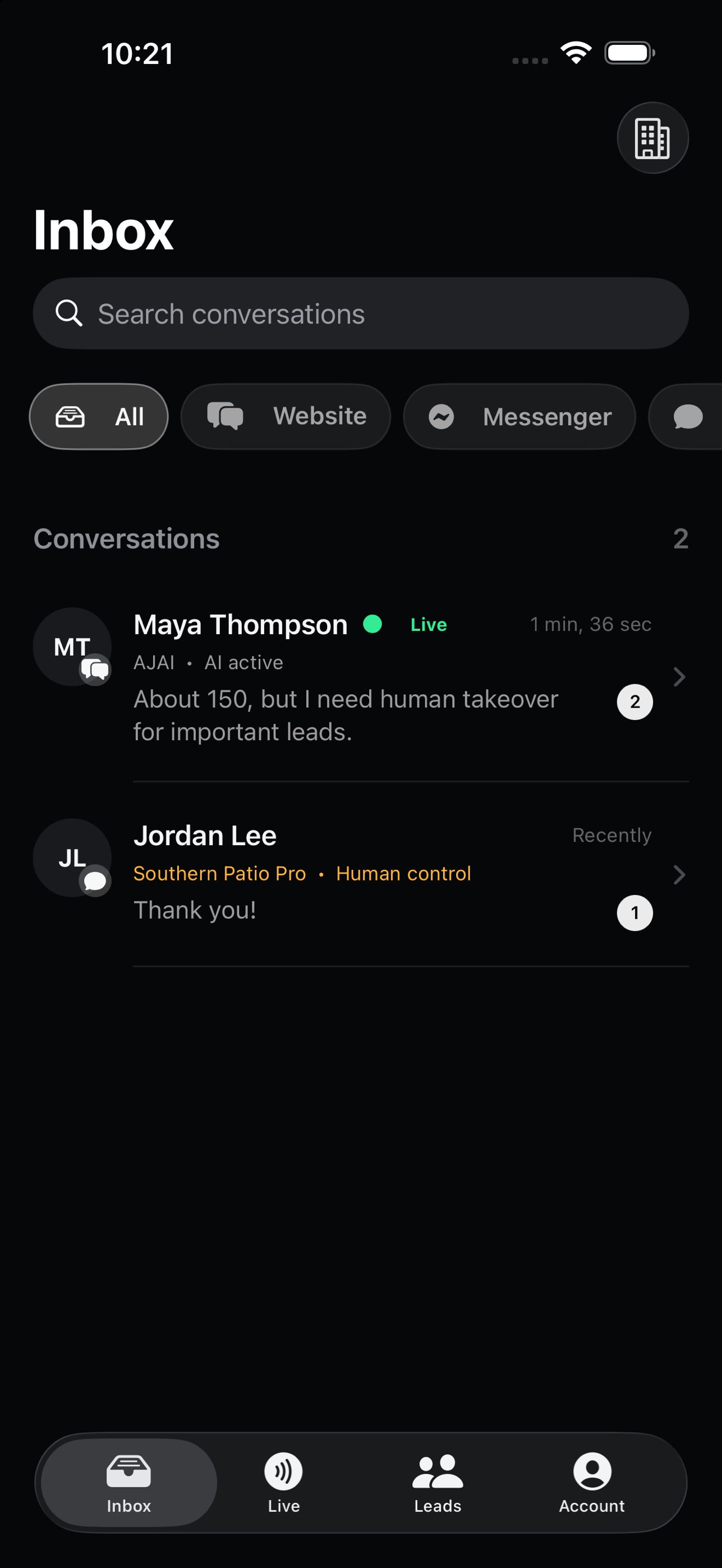 Screenshot 3 of Engage by AJAI