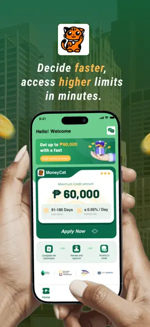 MoneyCat - Fast Cash Loan PH iPhone screenshot 1