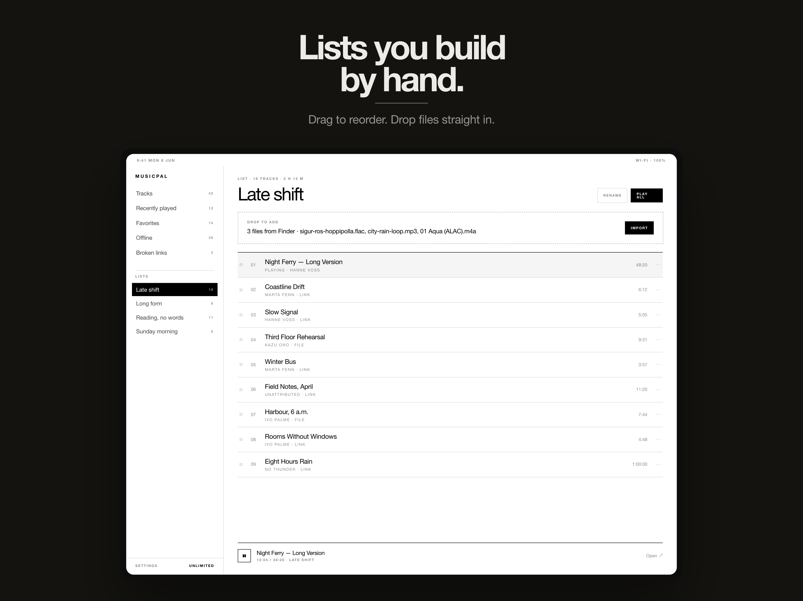 MusicPal: Link to Audio Player screenshot 11