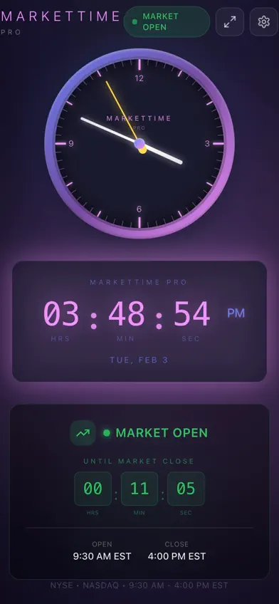 Stock Market Time screenshot 2