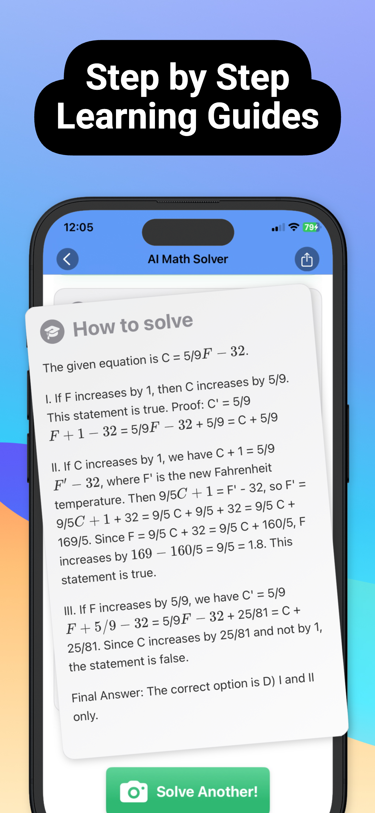 AI Math Solver | Snap & Learn screenshot 5