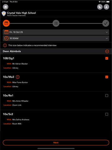 Booked (Previously PTO) iPad screenshot