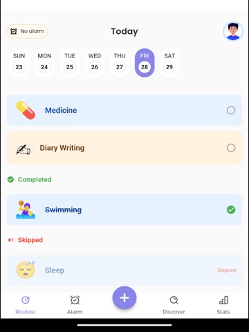 MyPlan: Daily Routine Planner iPad screenshot