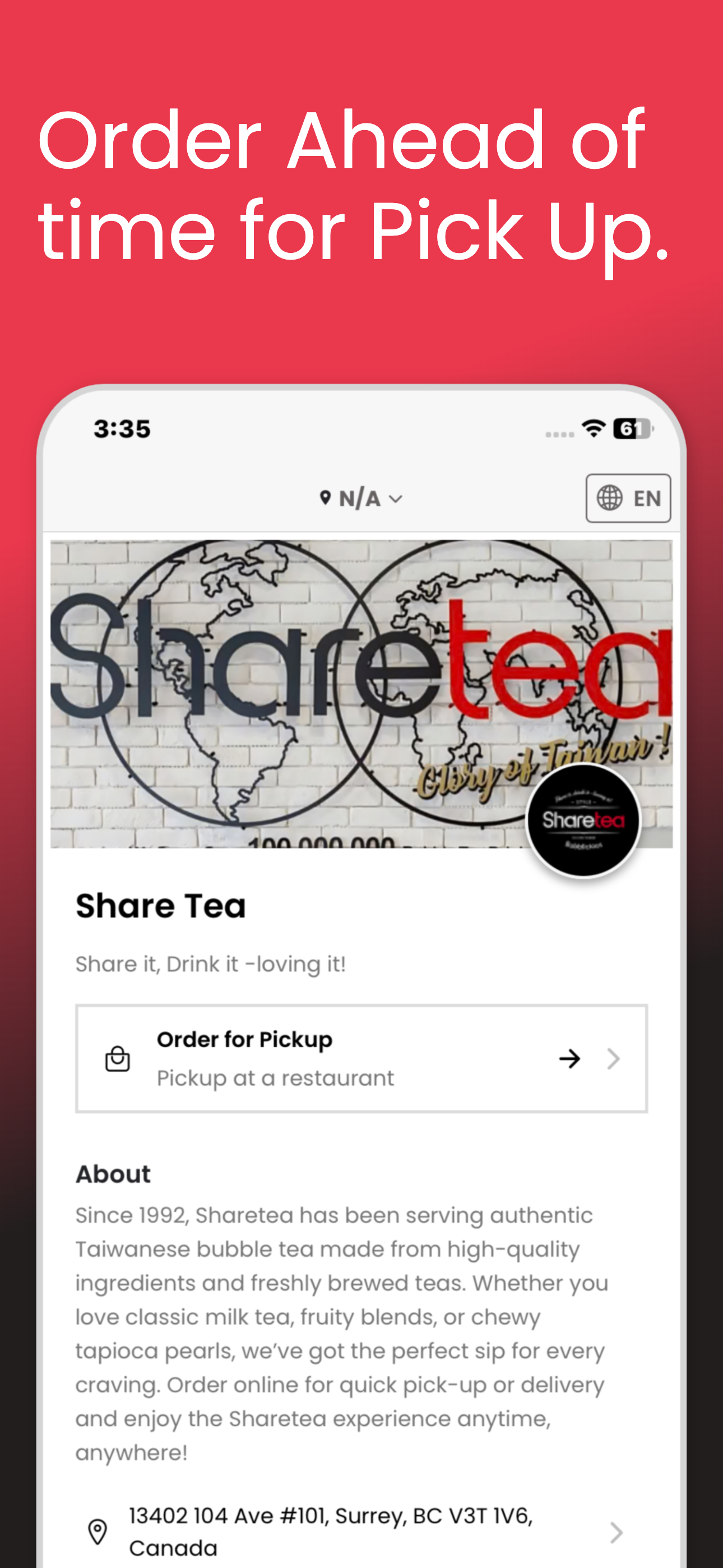 Sharetea SC screenshot 2
