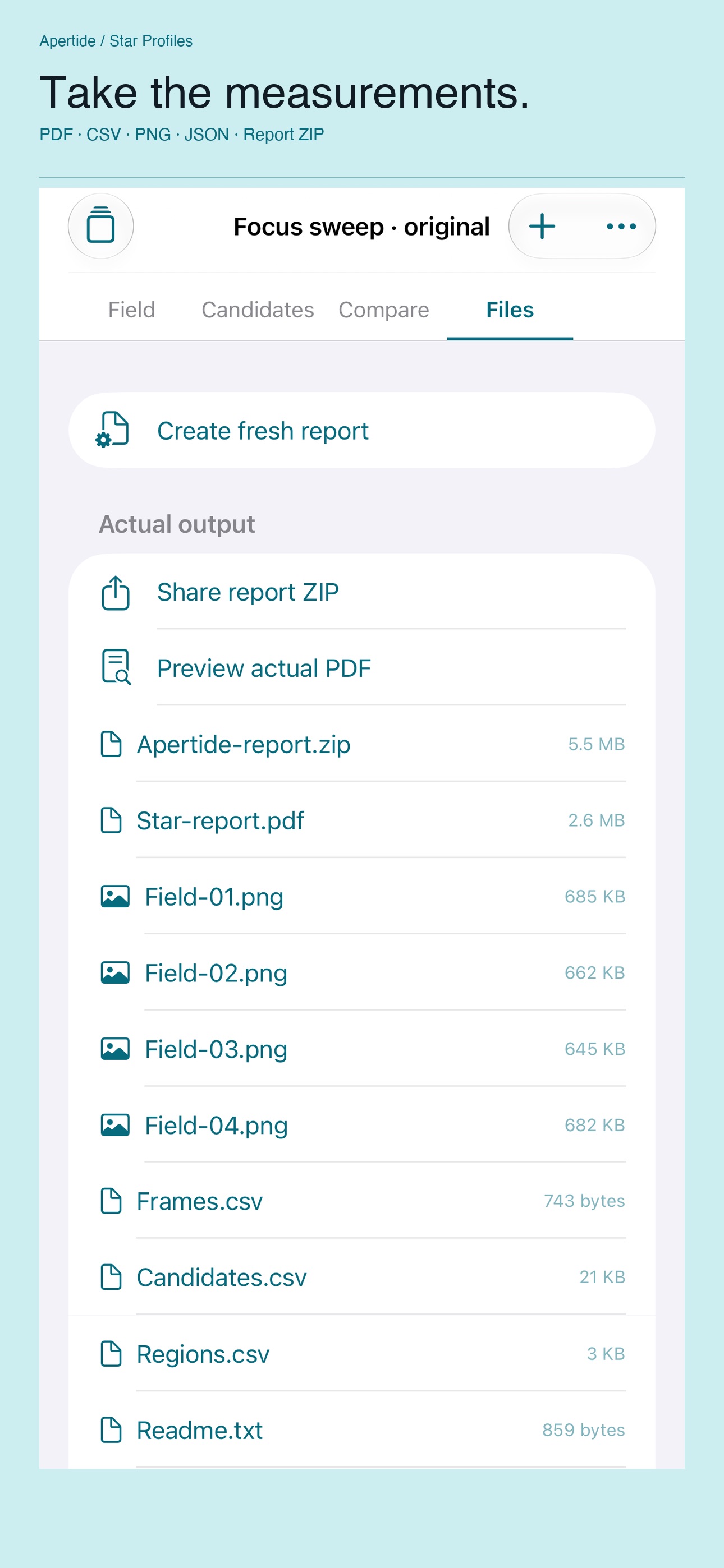 Screenshot 5 of Apertide Star Profiles