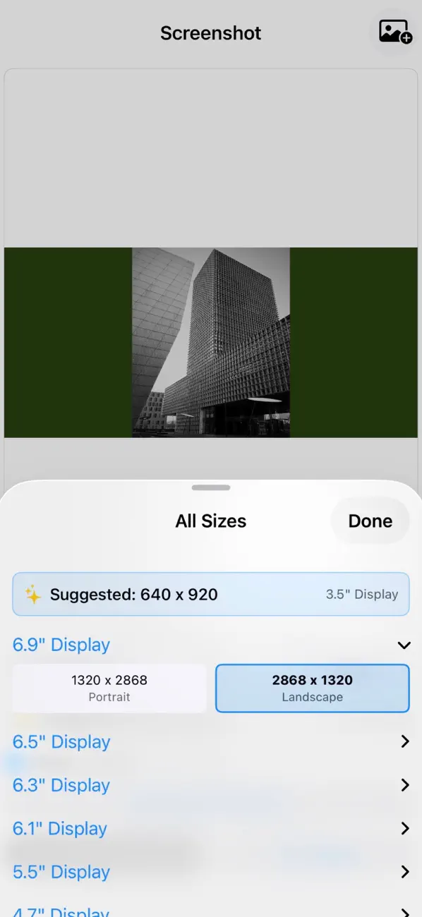 #6. ScreenshotResize (iOS) Podle: Linosec