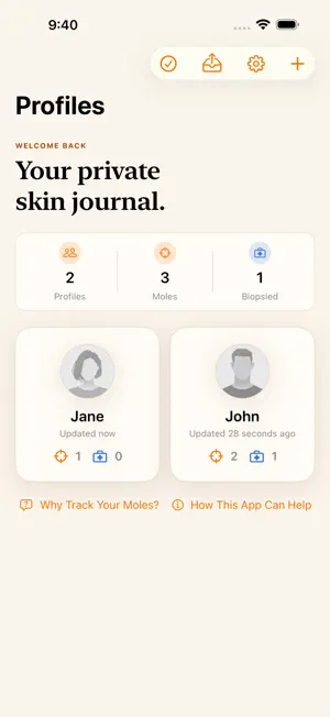 MoleJournal screenshot 1