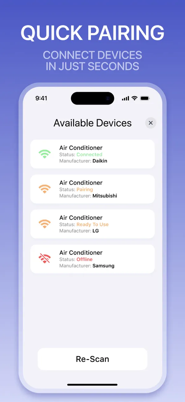#4. Universal AC Remote Control . (iOS) De: Universal АС Remote Lab