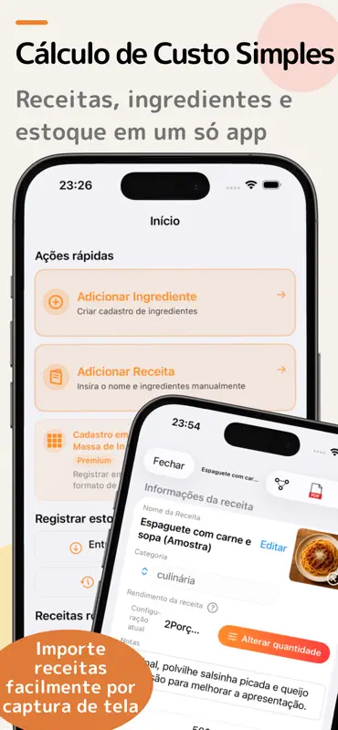 CalcCusto - Custo Receita screenshot 1 of 5