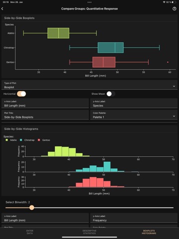 Art of Stat iPad screenshot