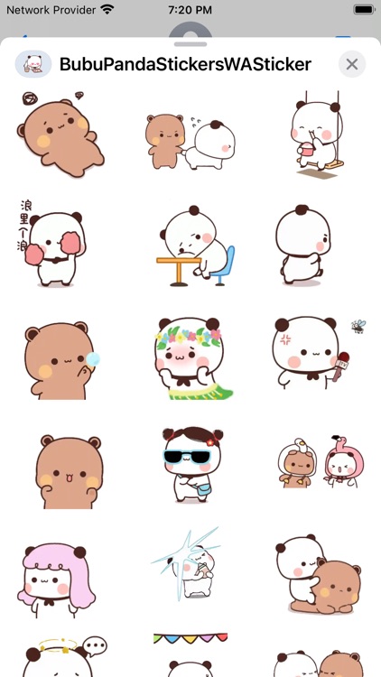 Bubu Panda Stickers- WASticker screenshot-4