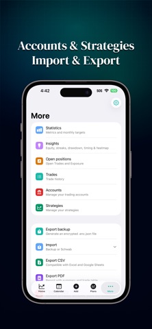 TradesLog - Trading Journal iPhone screenshot