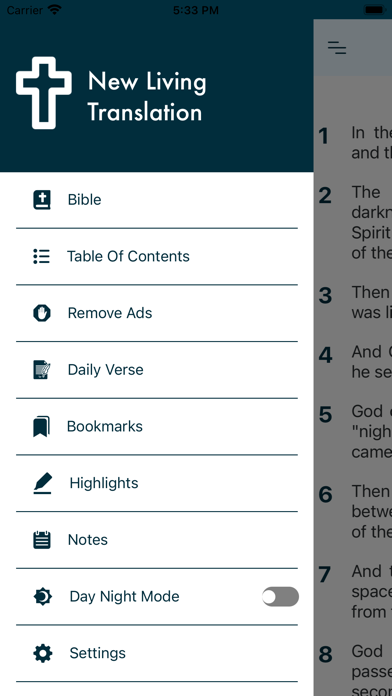 New Living Translation NLT Screenshot