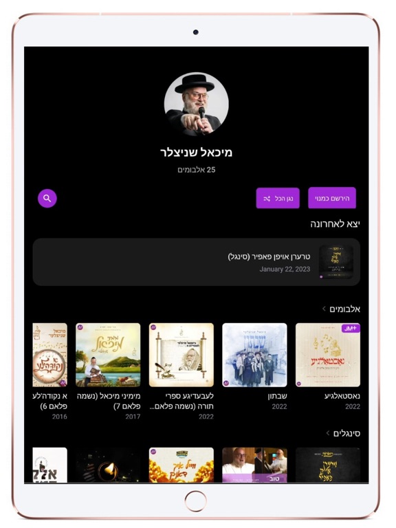 Screenshot #6 pour Zing JewishMusic Streaming App