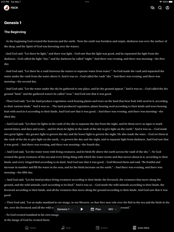 First Baptist Church Rockville iPad screenshot 3 - Education app