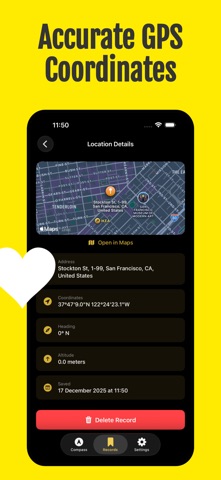 Compass App & Coordinates screenshot