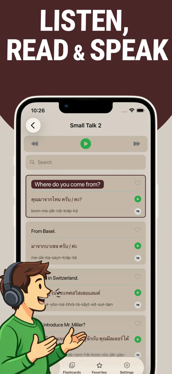 Screenshot #3 pour Learn Thai - Lentil